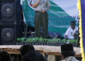 Wakil dari kementerian pertanian sedang menyampaikan kata sambutannya